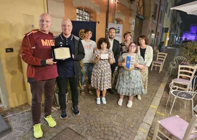 13/06/2024: Premio Volontariato alla sala da the - ROTARY CLUB di CENTO