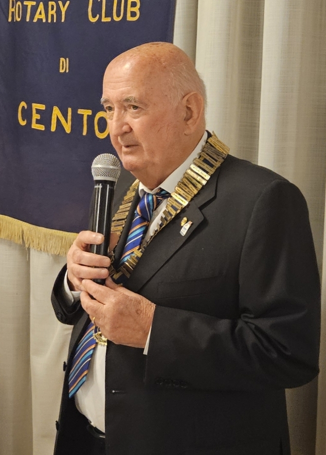 2024 / 2025: Presidente Gilberto GALANTINI - ROTARY CLUB di CENTO